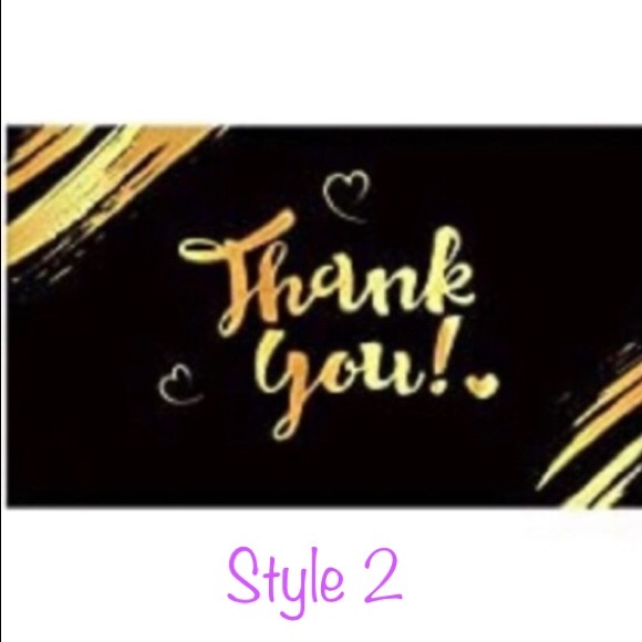 NEW Poshmark Packages "Thank you!" Gift Wrapping Shipping Supplies Set ~ 130Pcs - Picture 9 of 16